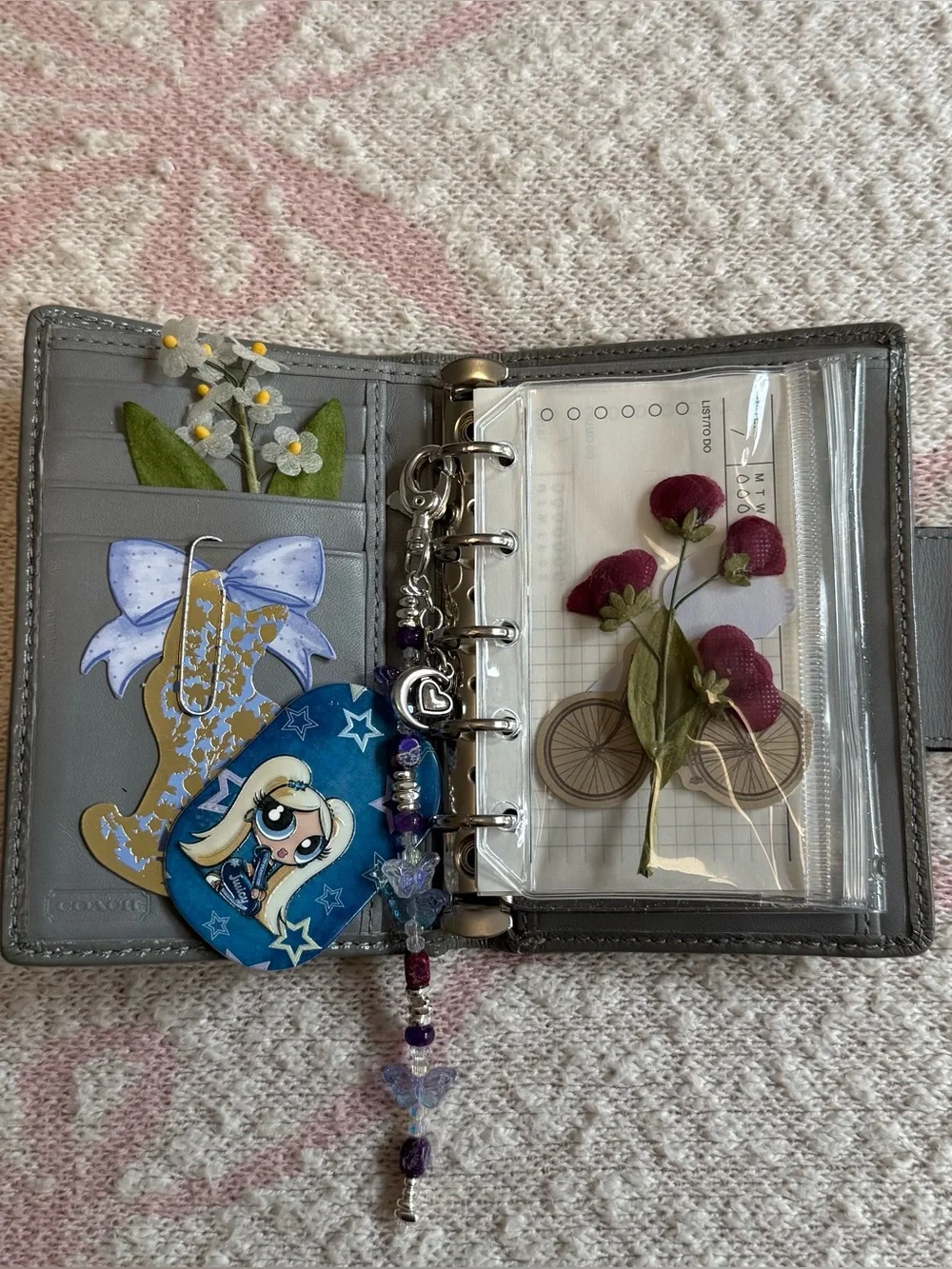 Coach Turnlock Agenda Wallet